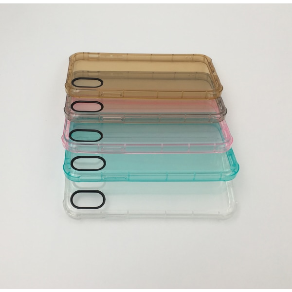 Ekstra slidstærkt TPU cover iPhone X / XS - flere farver Pink