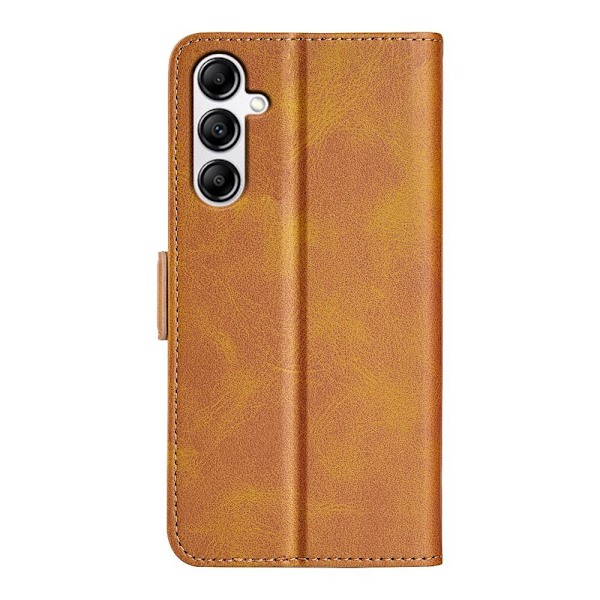 SKALO Samsung A34 5G Premium Plånboksfodral - Ljusbrun Ljusbrun