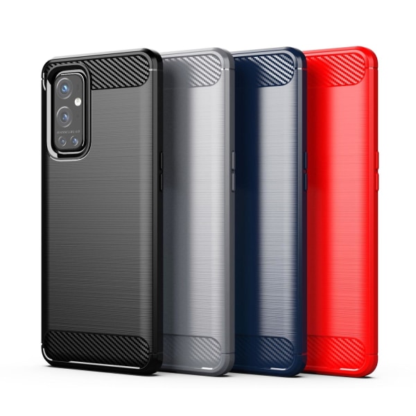 Stødsikker Armour Carbon TPU cover Oneplus 9 Pro - flere farver Red