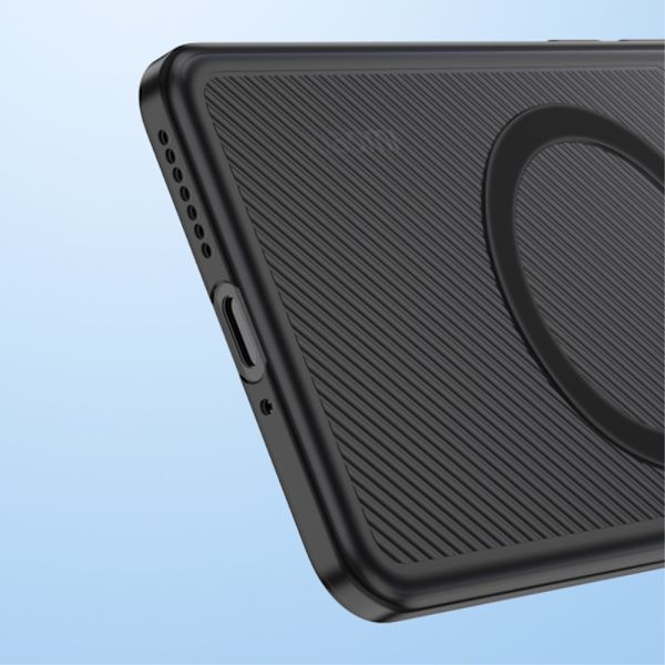 SKALO Xiaomi 14 5G Twill Magnetring Skal - Vit Vit