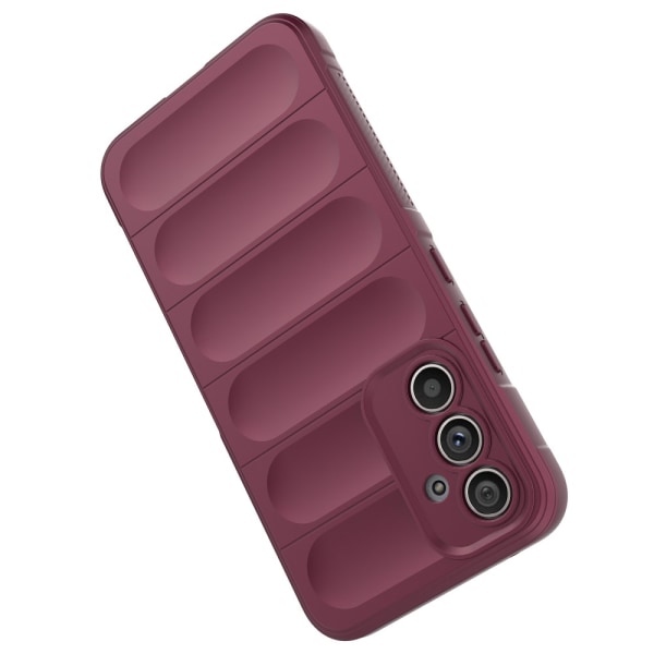 SKALO Samsung A54 5G Rugged Bumpers TPU-Skal Vin, röd