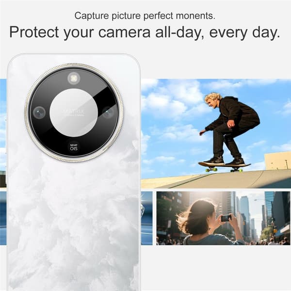 IMAK Kamerabeskyttelse af hærdet glas til Honor Magic8 Lite - Sort Black