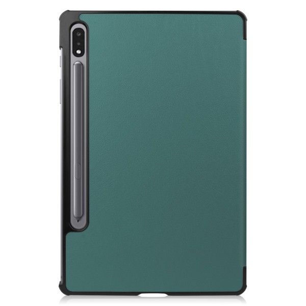 SKALO Samsung Tab S8 Trifold Suojakotelo - Vihreä Green