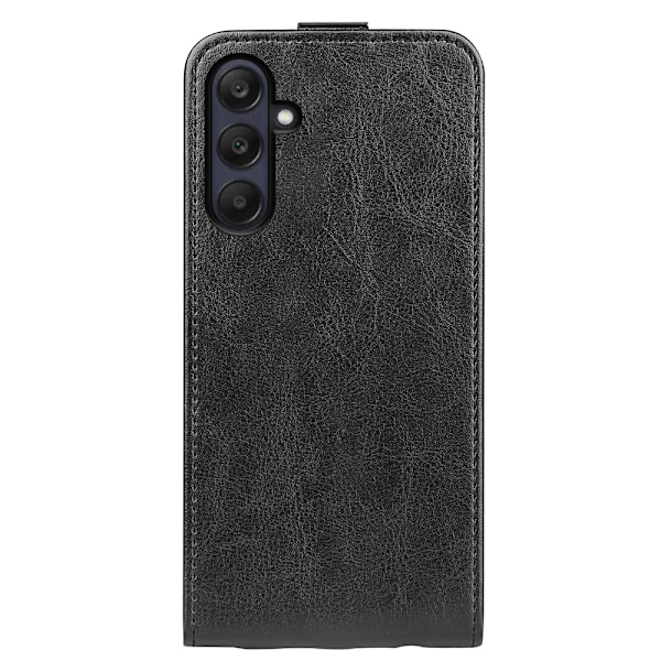 SKALO Samsung A26 5G Vertical Flip PU-Läder Plånboksfodral - Svart Svart
