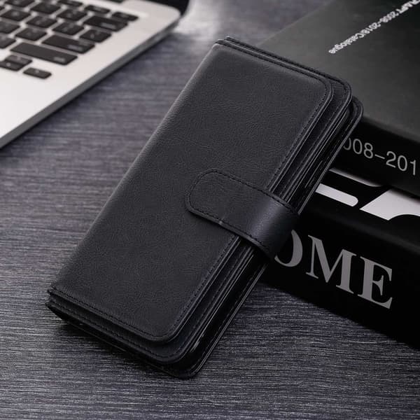 SKALO iPhone 17 Pro Max KT 10-RUM Flip Cover - Sort Black