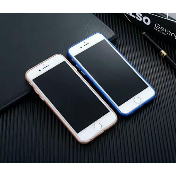 iPhone 7/8 | TPU-Skal Metallknappar Gold