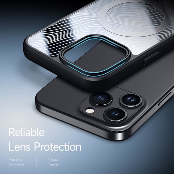 DUX DUCIS iPhone 15 Pro Max Aimo Series Magnetic Ring Cover - Sort Black