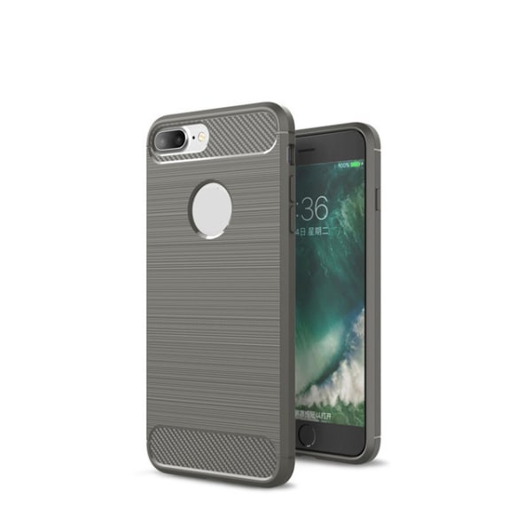 SKALO iPhone 7/8 Plus Armor Carbon Stöttåligt TPU-skal - Fler färger Röd