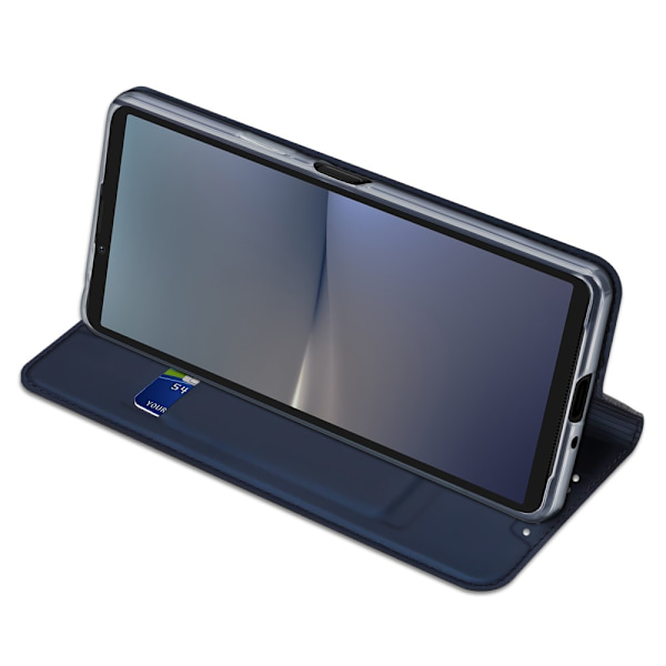 DUX DUCIS Sony Xperia 10 VI Skin Pro Series Flip Cover - Blå Blue