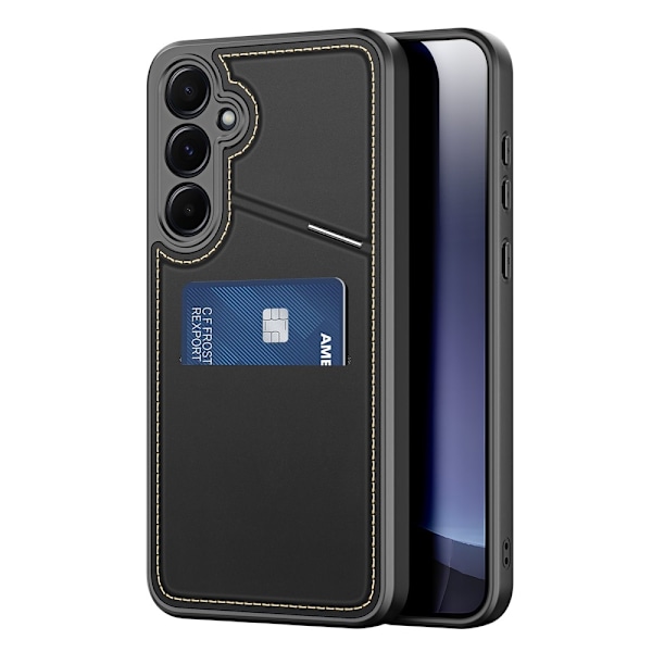 DUX DUCIS Samsung S25 Rafi II Series Cover med Kortholder - Sort Black