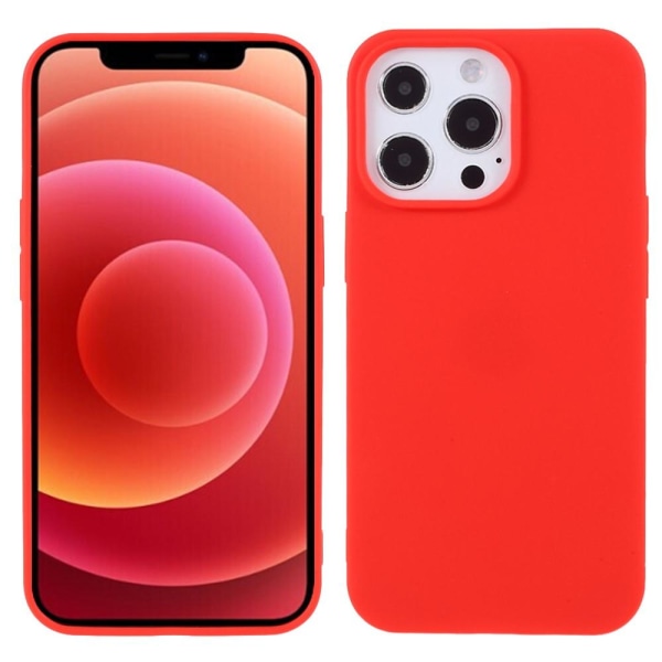 SKALO iPhone 13 Pro Max Ultraohut TPU-kuori - Valitse väri Red