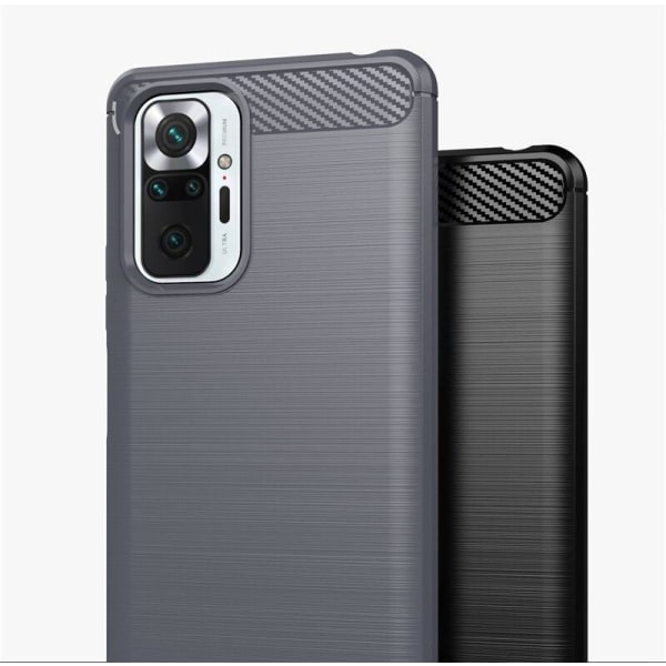 Stöttåligt Armor Carbon TPU-skal Xiaomi Redmi Note 10/10S Blue