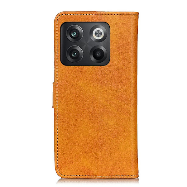 SKALO OnePlus 10T 5G Plånboksfodral i PU-Läder - Brun Brun