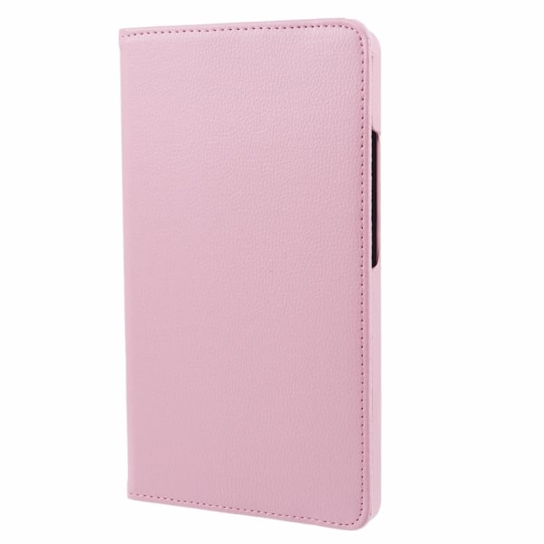 SKALO Samsung Tab A9 360 Litchi Flip Cover - Pink Pink