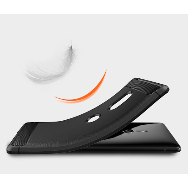 Stöttåligt Armor Carbon TPU-skal Sony Xperia XZ3 Red