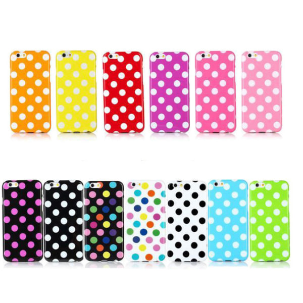 Polka TPU Skal till iPhone 6/6S Green