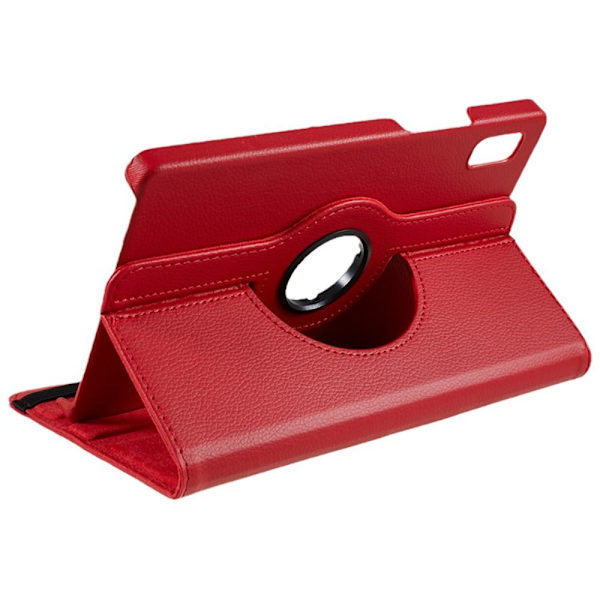 SKALO Lenovo Tab M9 360 Litchi Flip Cover - Rød Red