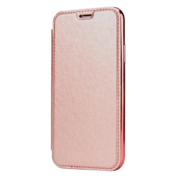 SKALO iPhone SE (2020/2022) Plånboksfodral TPU Ultraslim design Rosa
