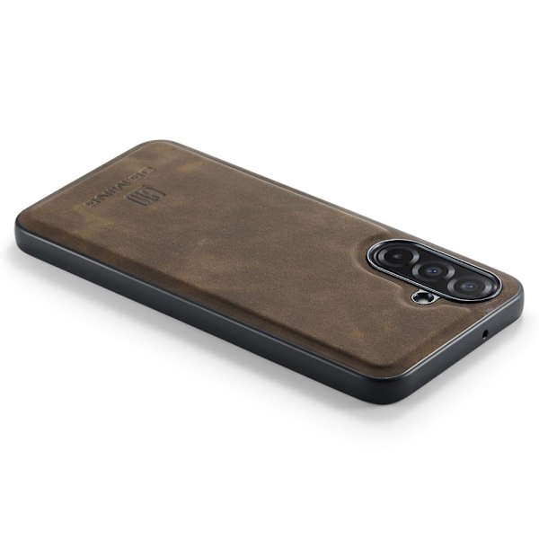 DG MING Samsung A26 5G Premium PU-Läder Hybrid Skal - Mörkbrun Mörkbrun