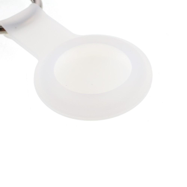 SKALO AirTag Hållare Med Nyckelring i Silikon - Transparent Transparent