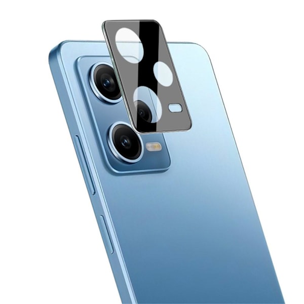 SKALO Xiaomi Redmi Note 12 Pro 5G 3D Linsskydd/Kameraskydd Härdat Glas Svart