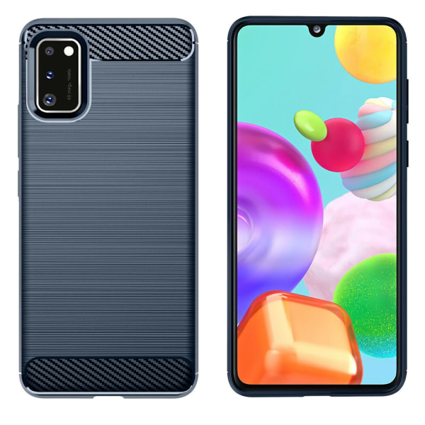 Stöttåligt Armor Carbon TPU-skal Samsung A41 Blue