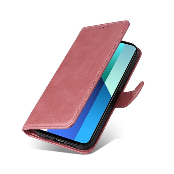SKALO Xiaomi Redmi Note 13 4G PU-Läder Plånboksfodral - Fler fär Rosa