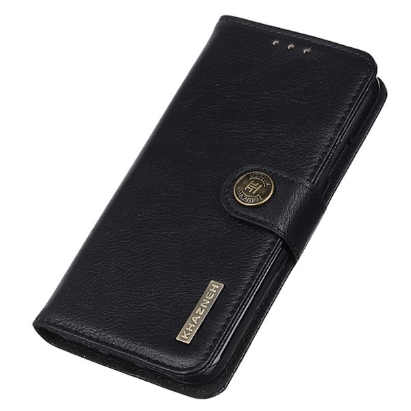 SKALO Motorola Moto G14 KHAZNEH Premium Pungetui i PU-læder - Sort Black