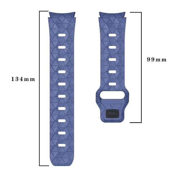 SKALO Hexagon Silikonarmband Samsung Watch 6 40mm/44mm - Fler färger Orange