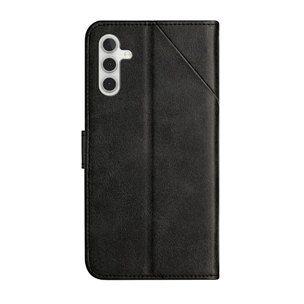 SKALO Samsung A34 5G Embossed Plånboksfodral i PU-Läder - Svart Svart
