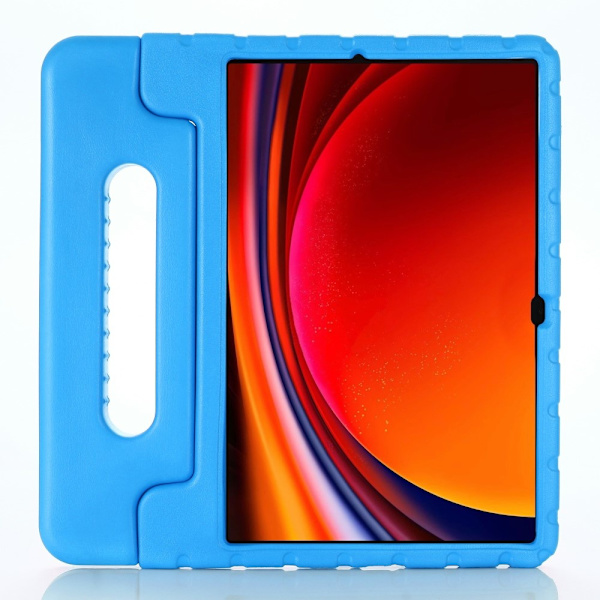 SKALO Samsung Tab S9+/S9+ FE Kuori kahvalla/telineellä - Sininen Blue