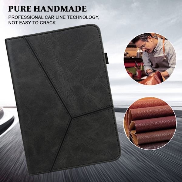 SKALO Samsung Tab A9+ PU-Läder Fodral - Svart Svart