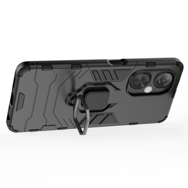 SKALO OnePlus Nord CE 3 Lite 5G Armor Hybrid metal ring cover - Black
