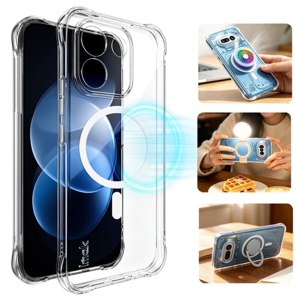 IMAK Extra strong TPU Cover til Xiaomi Redmi Note 17 Pro Max - Gennemsigtig Transparent
