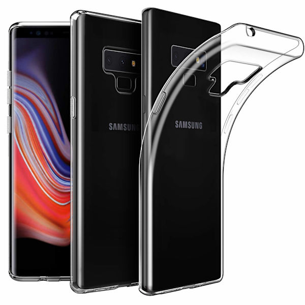 Transparent Silikon TPU-Skal till Samsung Note 9 Transparent