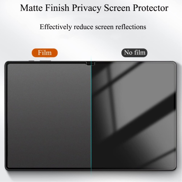 SKALO Samsung Tab A9+ Privacy Skärmskydd Härdat Glas Svart