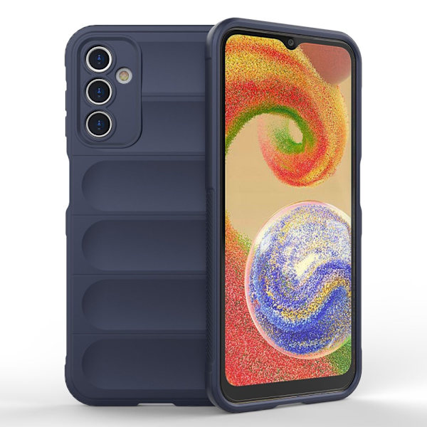 SKALO Samsung A14 4G/5G Rugged Bumpers TPU-suojakuori Dark blue