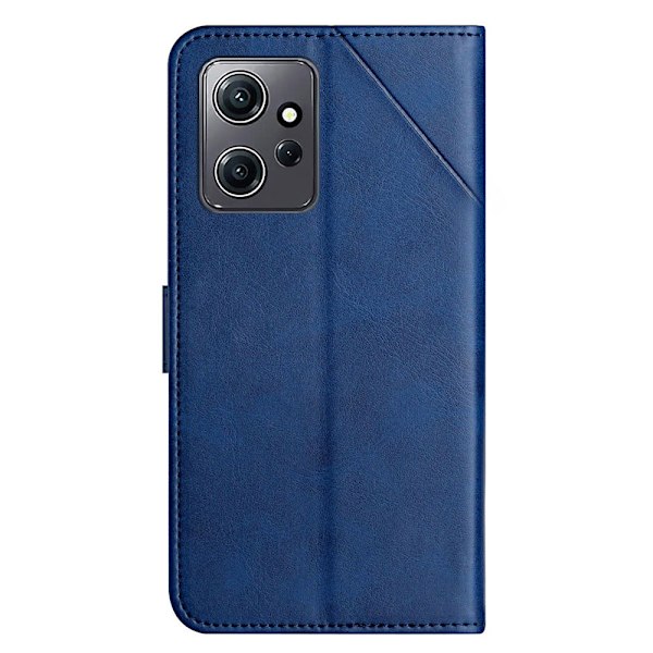 SKALO Xiaomi Redmi Note 12 4G Embossed Plånboksfodral i PU-Läder - Blå Blå
