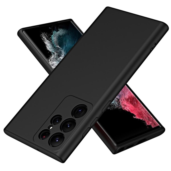 SKALO Samsung S23 Ultra Ultraohut TPU-kuori - Valitse väri Black