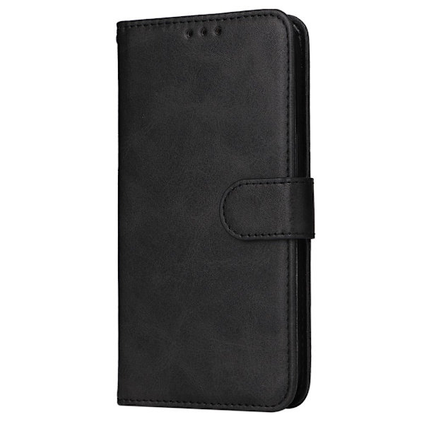 SKALO OnePlus 12R 5G PU-nahkainen Lompakkokotelo - Valitse väri Black