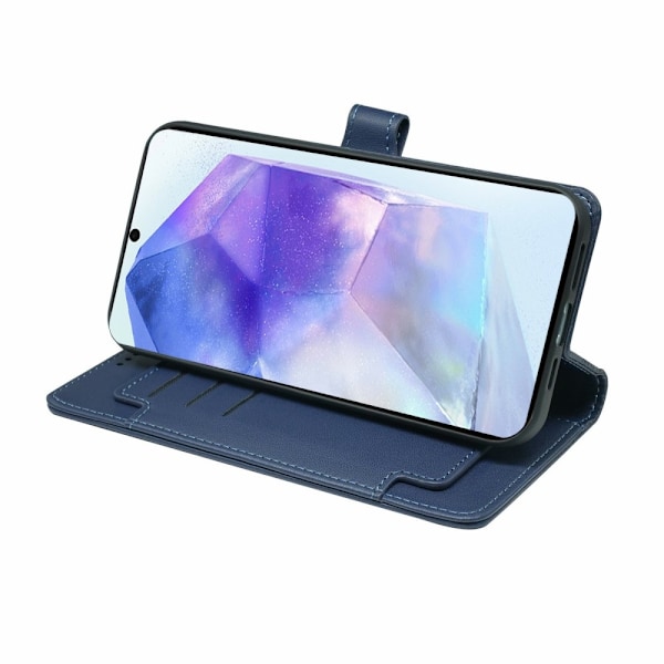 SKALO Samsung A56 5G 9-FACK Plånboksfodral - Blå Blå