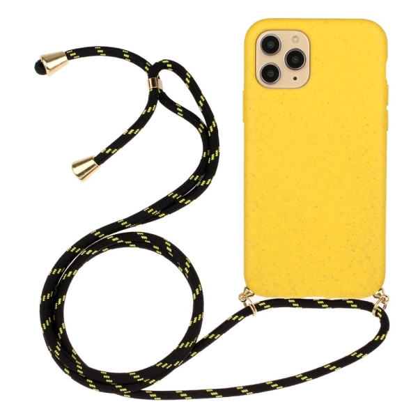 SKALO iPhone 15 Pro Max Mobilhalsband Skal - Gul Gul