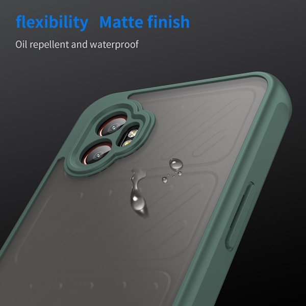 SKALO Samsung XCover7 Pro Color Bumper Frosted Suojakuori - Vihreä Green