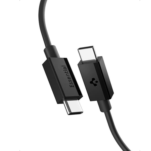 Spigen EB6010CC Essential USB-C-kabel 60W 1m - Sort Black