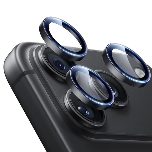 ESR Armorite Camera Protector Kamerabeskyttelse i Hærdet glas til iPhone 18 Pro Max - Sort Black