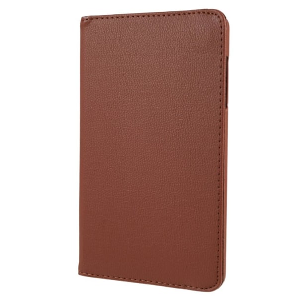 SKALO Lenovo Tab M8 Gen 4 360 Litchi Flip Cover - Brun Brown