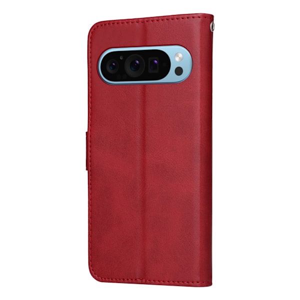 SKALO Google Pixel 9/9 Pro PU-læder Pungetui - Vælg farve Red