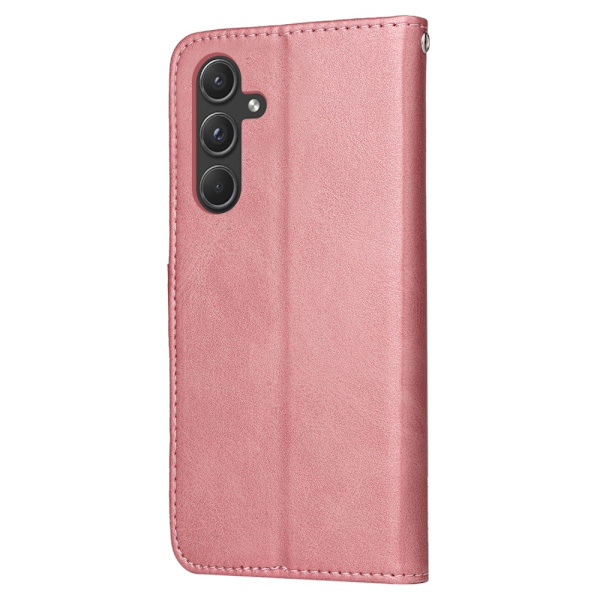 SKALO Samsung A55 5G PU-læder Pungetui - Vælg farve Pink