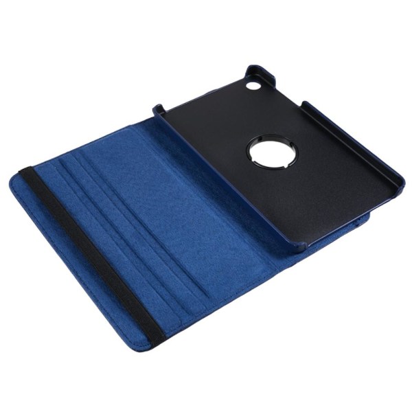 SKALO Lenovo Tab M8 Gen 4 360 Litchi Flip Cover - Mørkeblå Dark blue