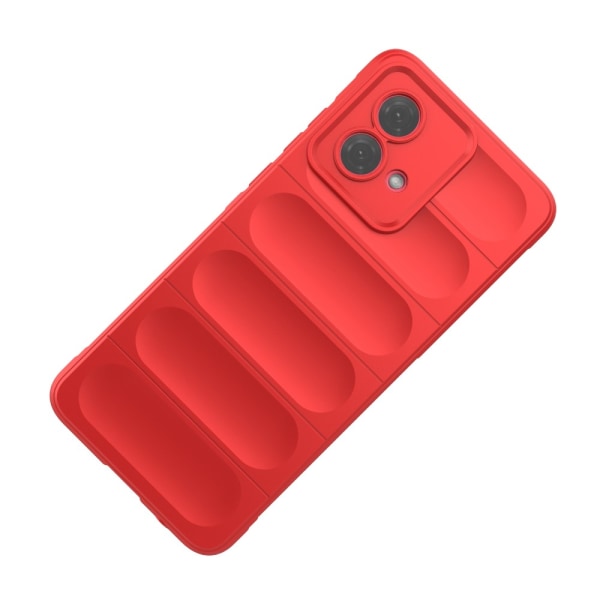 SKALO Motorola Moto G84 5G Rugged Bumpers TPU-Skal Röd